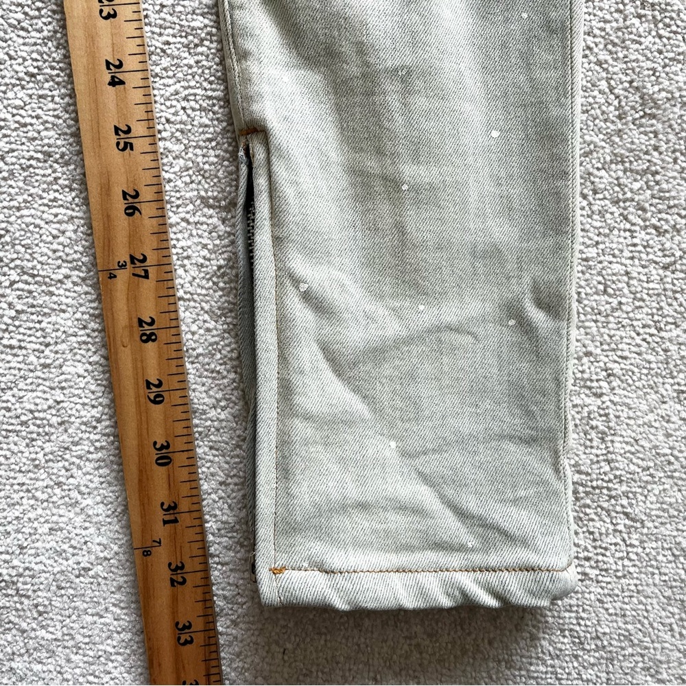 ORO LOS ANGELES PAINT SPLATTER DISTRESSED KNEE JEANS MENS SIZE - Picture 8 of 10